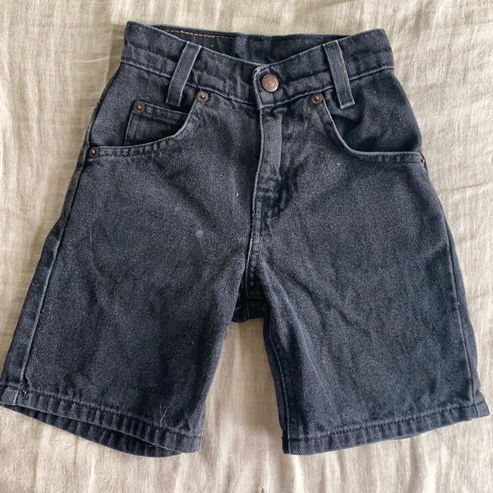 Little Levi’s Washed Black Shorts